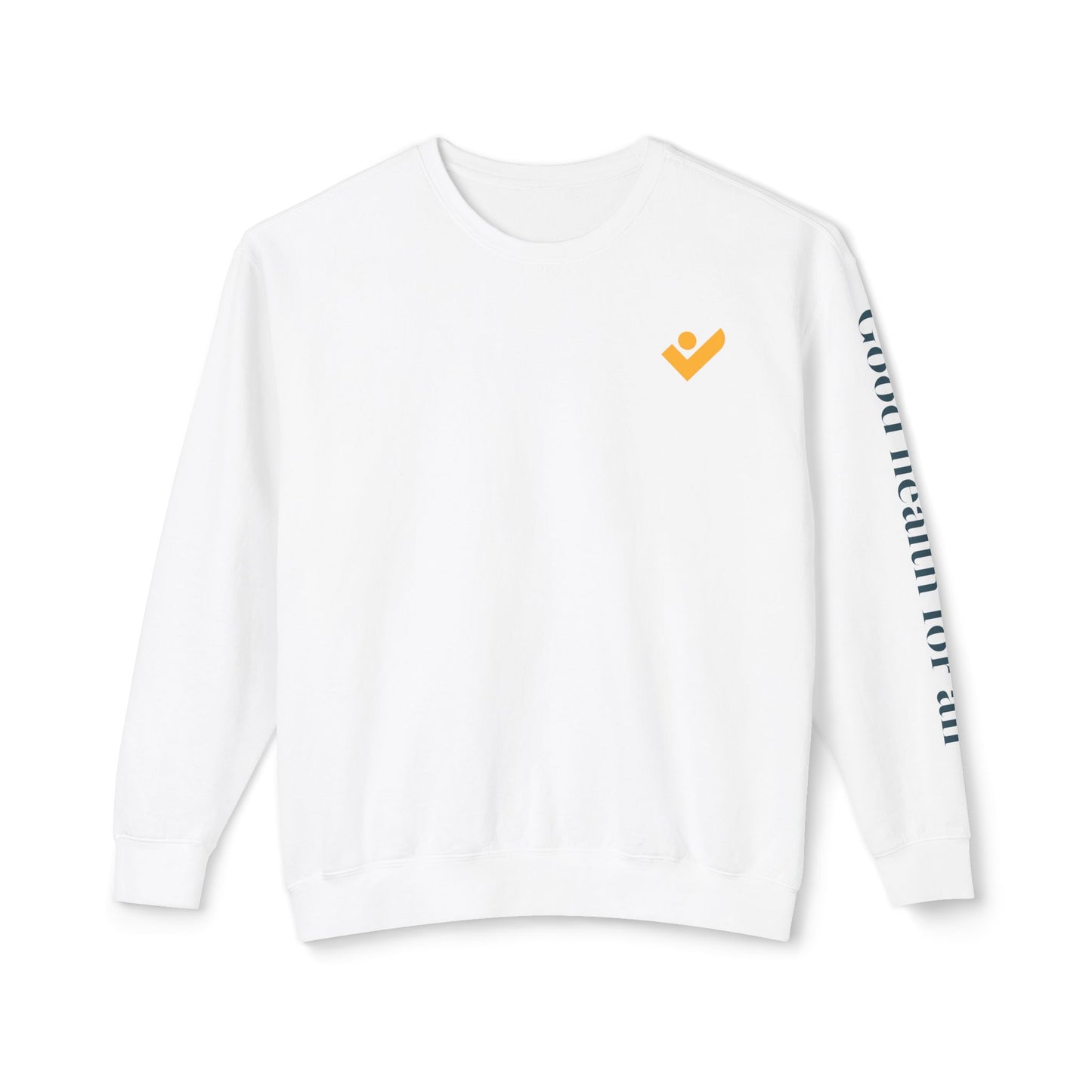 Unisex Lightweight Crewneck Sweatshirt - Sleeve Design