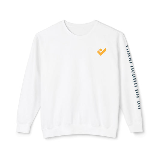 Unisex Lightweight Crewneck Sweatshirt - Sleeve Design