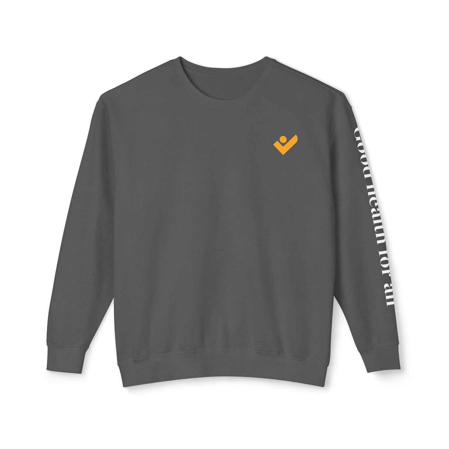 Unisex Lightweight Crewneck Sweatshirt - Sleeve Design