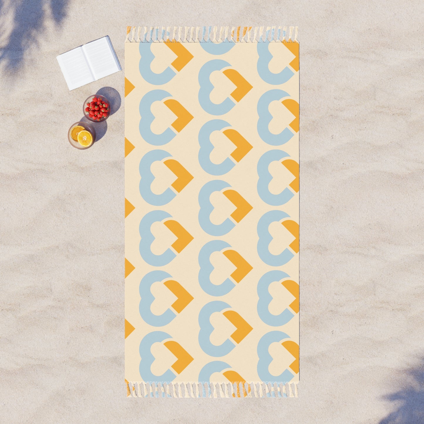 Boho Beach Cloth (Hearts)