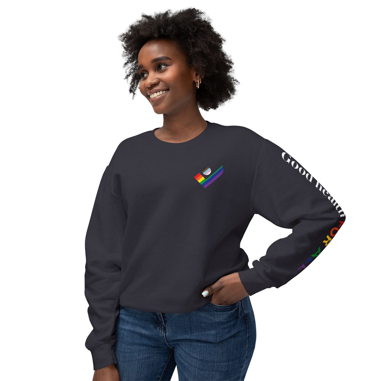 Unisex Lightweight Crewneck Sweatshirt - Pride